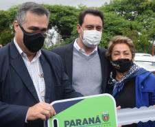Governador entrega 40 carros para reforçar atendimento da Saúde em Curitiba
