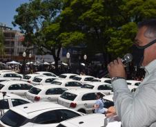 Municípios da Região de Pato Branco recebem 43 veículos para reforço da Saúde da Família