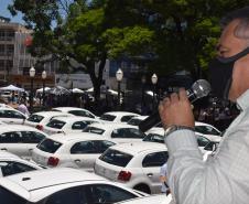 Municípios da Região de Pato Branco recebem 43 veículos para reforço da Saúde da Família