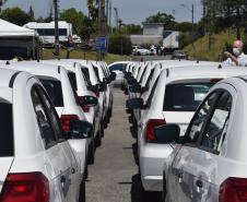 Saúde entrega 108 veículos para a Região Metropolitana