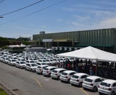 Saúde entrega 108 veículos para a Região Metropolitana