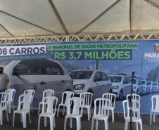Saúde entrega 108 veículos para a Região Metropolitana