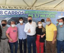 Saúde entrega 108 veículos para a Região Metropolitana