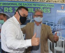 Saúde entrega 108 veículos para a Região Metropolitana