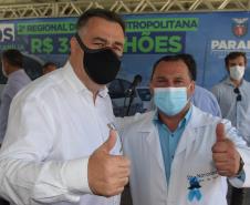 Saúde entrega 108 veículos para a Região Metropolitana