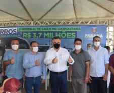 Saúde entrega 108 veículos para a Região Metropolitana