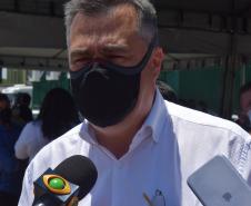 Saúde entrega 108 veículos para a Região Metropolitana