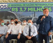 Saúde entrega 108 veículos para a Região Metropolitana