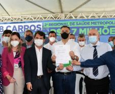 Saúde entrega 108 veículos para a Região Metropolitana