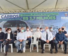 Saúde entrega 108 veículos para a Região Metropolitana