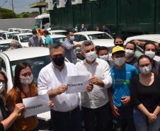 Saúde entrega 108 veículos para a Região Metropolitana