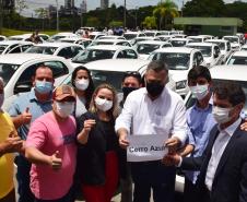 Saúde entrega 108 veículos para a Região Metropolitana