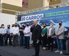Sesa entrega 20 veículos para a Estratégia da Saúde da Família (ESF) a São José dos Pinhais