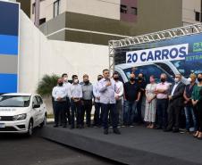 Sesa entrega 20 veículos para a Estratégia da Saúde da Família (ESF) a São José dos Pinhais