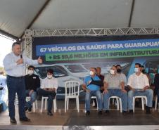 Governo entrega 67 veículos para Saúde de Guarapuava e Região