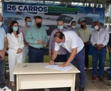 Estado entrega 26 veículos e assina convênio de R$ 5 milhões em Cianorte