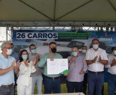 Estado entrega 26 veículos e assina convênio de R$ 5 milhões em Cianorte