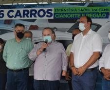 Estado entrega 26 veículos e assina convênio de R$ 5 milhões em Cianorte