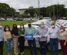 Estado entrega 26 veículos e assina convênio de R$ 5 milhões em Cianorte