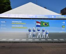Paraná e Ministérios da Saúde do Brasil e Paraguai realizam testagem e vacinação na fronteira