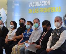 Paraná e Ministérios da Saúde do Brasil e Paraguai realizam testagem e vacinação na fronteira