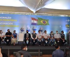 Paraná e Ministérios da Saúde do Brasil e Paraguai realizam testagem e vacinação na fronteira