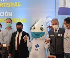 Paraná e Ministérios da Saúde do Brasil e Paraguai realizam testagem e vacinação na fronteira