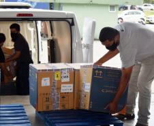 Semana inicia com a chegada de 161.460 novas doses de vacinas contra a Covid-19 