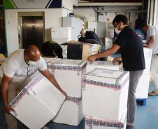 Semana inicia com a chegada de 161.460 novas doses de vacinas contra a Covid-19 