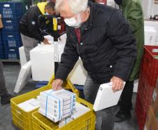 Semana inicia com a chegada de 161.460 novas doses de vacinas contra a Covid-19 