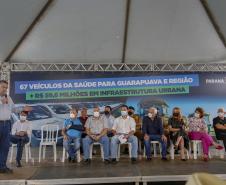 Governo entrega 67 veículos para Saúde de Guarapuava e Região