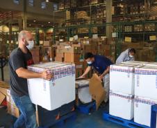  Paraná recebe 278 mil vacinas contra a Covid-19 para adolescentes, segunda dose e municípios de fronteira 