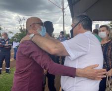 Secretário participa de inauguração da nova base do Samu e Centro de Especialidades em Corbélia