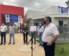 Secretário participa de inauguração da nova base do Samu e Centro de Especialidades em Corbélia