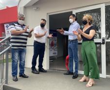 Secretário participa de inauguração da nova base do Samu e Centro de Especialidades em Corbélia