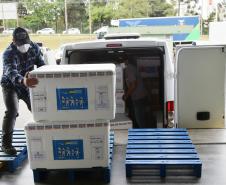 A Secretaria de Estado da Saúde (Sesa) recebeu nesta quarta-feira (8) mais 240.548 vacinas contra a Covid-19.