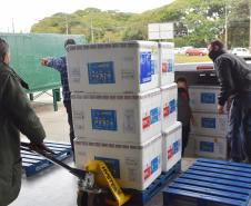 A Secretaria de Estado da Saúde (Sesa) recebeu nesta quarta-feira (8) mais 240.548 vacinas contra a Covid-19.