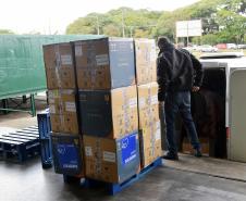 A Secretaria de Estado da Saúde (Sesa) recebeu nesta quarta-feira (8) mais 240.548 vacinas contra a Covid-19.