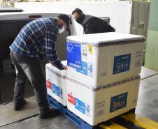 A Secretaria de Estado da Saúde (Sesa) recebeu nesta quarta-feira (8) mais 240.548 vacinas contra a Covid-19.