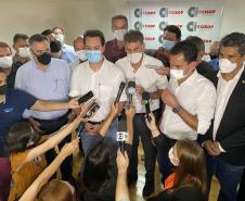 Governador inaugura nova sede do Cisop, que atende até 20 mil consultas por mês no Oeste