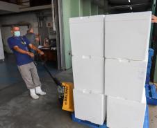 Saúde recebe maior remessa de vacinas contra a Covid-19 desde o início da campanha de vacinação