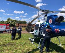  Primeira base aeromédica do interior do Estado completa oito anos