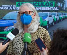 Governador entrega 42 caminhonetes para reforçar trabalho de vigilância ambiental