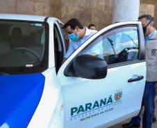 Governador entrega 42 caminhonetes para reforçar trabalho de vigilância ambiental