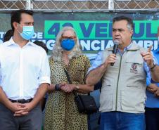 Governador entrega 42 caminhonetes para reforçar trabalho de vigilância ambiental