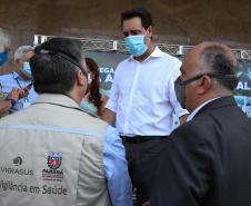 Governador entrega 42 caminhonetes para reforçar trabalho de vigilância ambiental