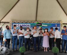 Saúde entrega novos veículos para a região de Telêmaco Borba e autoriza R$ 3,9 milhões em investimentos