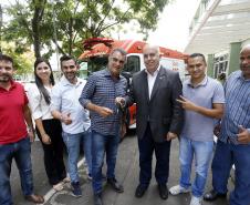 Saúde entrega ambulâncias para reforçar os serviços do Samu 