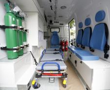 Saúde entrega ambulâncias para reforçar os serviços do Samu 
