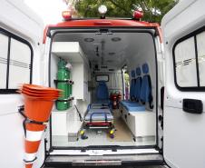 Saúde entrega ambulâncias para reforçar os serviços do Samu 